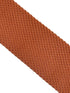 copper orange dark peach coral knitted tie