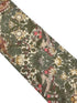 William Morris style green strawberry thief English garden wildflower design tie