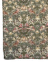 William Morris style green strawberry thief English garden wildflower design pocket square