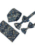 william morris liberty style blue strawberry thief english garden wildflower design child's bow tie