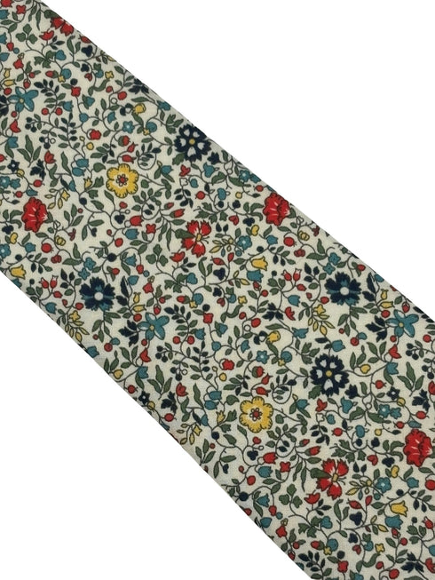 liberty style ditsy floral english wildflower design tie