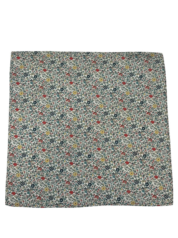 liberty style ditsy floral english wildflower design pocket square