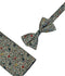 liberty style ditsy floral english wildflower design adult bow tie and matching pocket square