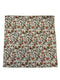 Liberty style red climbing English wildflower design pocket square