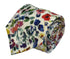 Felda print watercolour multicolour floral wildflower cotton tie in a liberty style London design