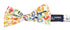 Felda print watercolour multicolour floral wildflower cotton childrens' bow tie