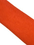 plain bright burnt orange 100% wool tie