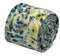 watercolour blue floral wildflower cotton tie in a liberty style design