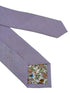 Extra long lilac lavender light pale purple cotton tie