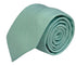 plain aqua turquoise pale cyan green cotton tie