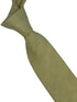pale khaki light olive green plain linen tie