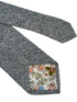 speckled navy dark blue 100% wool tie