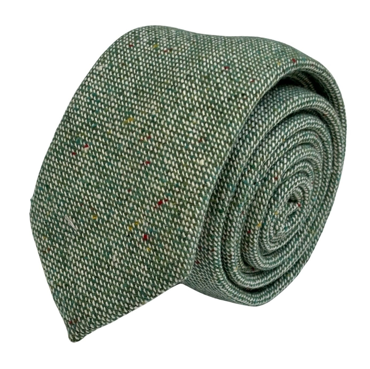 speckled olive avocado pistachio light green 100% wool tie – Frederick ...