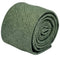 plain forest green linen tie