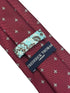 dark burgundy maroon red men's tie with fleur de lis lys design