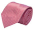 ballerina baby pink mens tie with white pin spot