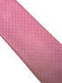 ballerina baby pink mens tie with white pin spot