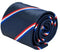 navy dark blue tie with Netherlands flag design