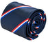 navy dark blue tie with Netherlands flag design