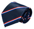 navy dark blue tie with Netherlands flag design