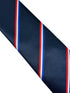 navy dark blue tie with Netherlands flag design