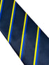 navy dark blue tie with Swedish Sweden flag design