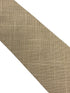 beige cream plain textured linen tie