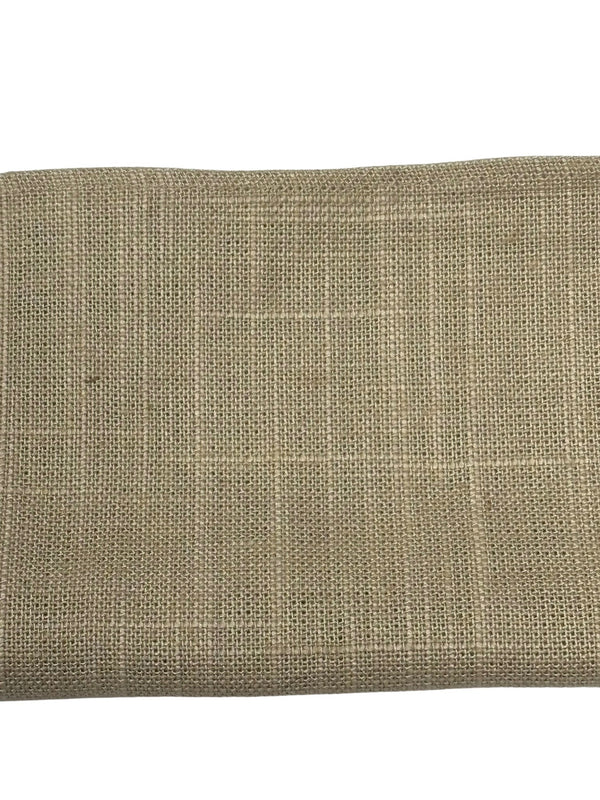 beige cream linen textured pocket square