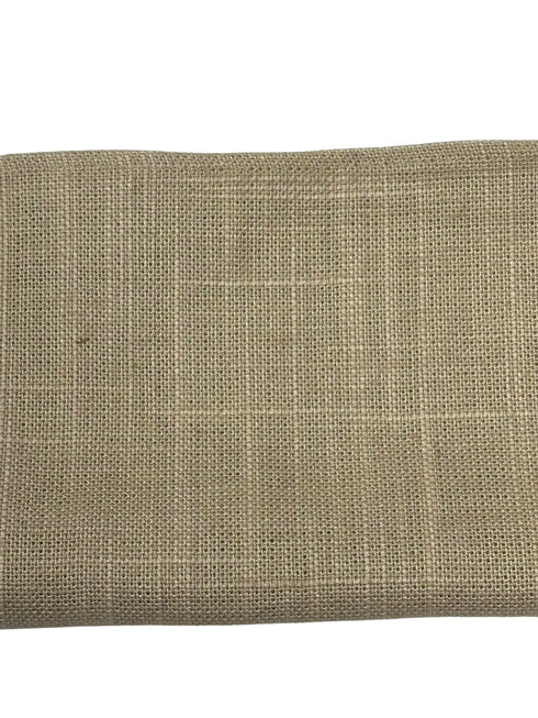 matching beige cream linen pocket square and tie