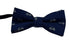 navy blue children's bow tie with bicycle bike design