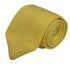lemon yellow knitted 8cm width tie with pointed end