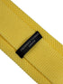 lemon yellow knitted 8cm width tie with pointed end