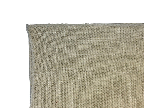 beige cream textured linen pocket square
