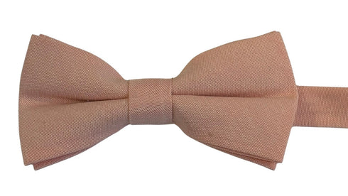 pink pale blush men's bow tie