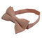 pink pale blush men's bow tie