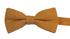 light ochre yellow gold mustard men's bow tie