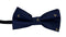 Children's navy dark blue bow tie with cute duck print