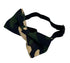 Child's bow tie with army green camouflage design