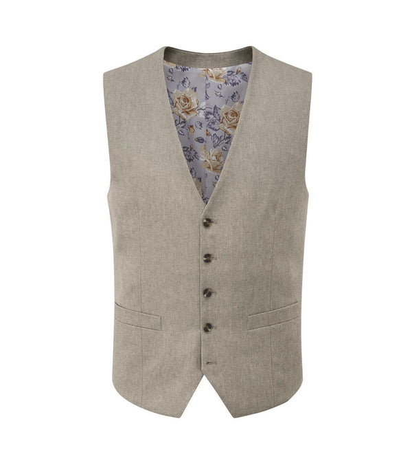 Skopes Calvados Suit Waistcoat For Men in Stone Beige, 36R-62R