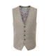 Skopes Calvados Suit Waistcoat For Men in Stone Beige, 36R-62R