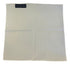 plain white cotton pocket square