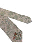 blush pale pink cotton tie with woodland deer fawn design