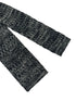 black and white speckled knitted tie