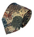 cream beige woodland design tie in the style of William Morris Deer by a Brook Tapestry