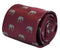 maroon red burgundy tie with grey African elephant design