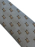 silver grey tie with french bulldog design