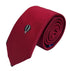 red tie with hot air balloon design