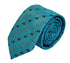 light blue tie with classic VW beetle style car design