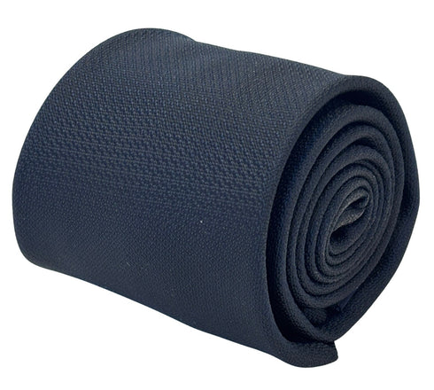 navy dark blue tie with a subtle honeycomb design
