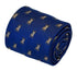 royal blue tie with french Bulldog design
